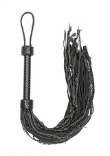PAIN - LEATHER SUEDE BARBED WIRED FLOGGER