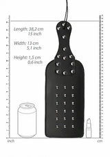 STUDDED PADDLE- BLACK