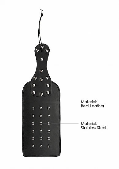 STUDDED PADDLE- BLACK