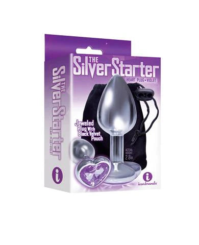 THE SILVER STARTER VIOLET HEART