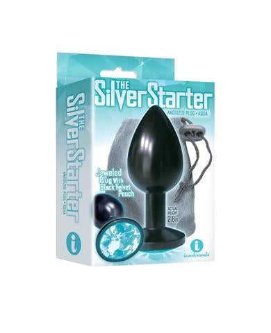 PLUG NOIRE ET TURQUOISE - THE SILVER STARTER