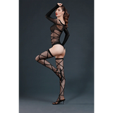 MOONLIGHT MODEL 6 - OS - BLACK (BODY+STOCKINGS)