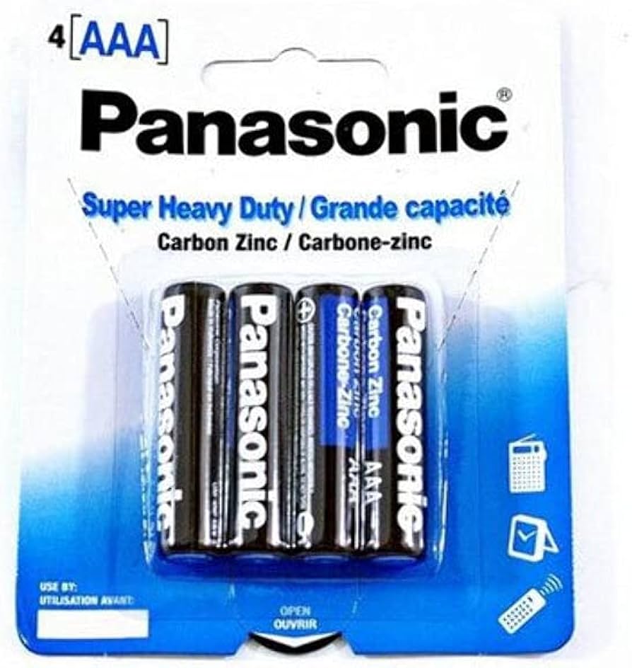 Batteries Panasonic AAA PAQUET DE 4