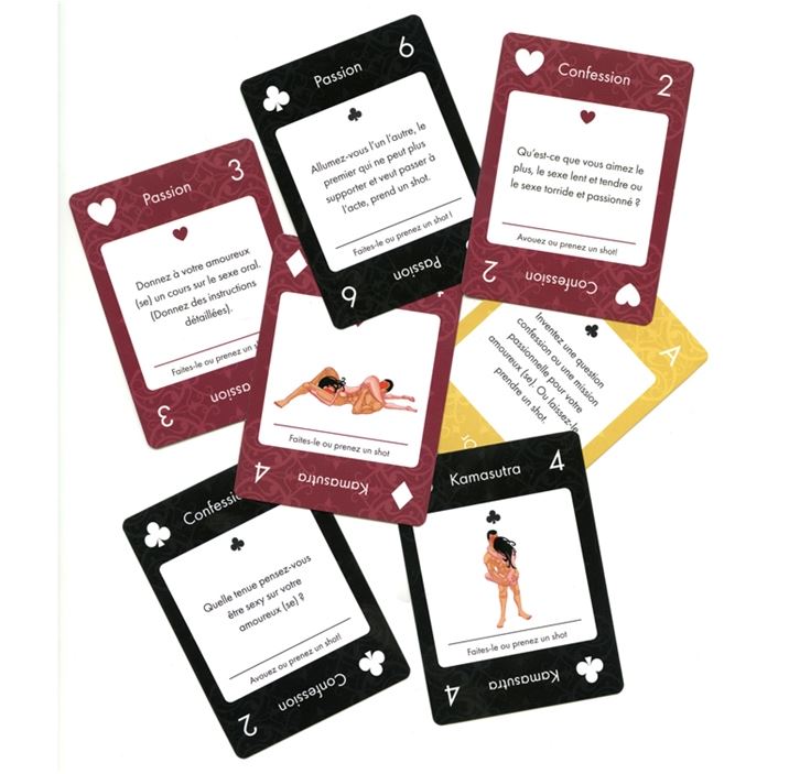 52 NUANCES D'OR CARTES FRANÇAIS