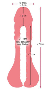 NATURE SKIN 2IN1 EXTENTION + MASTURBATOR ASS