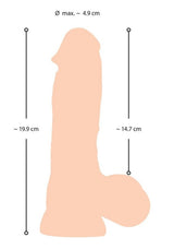 NATURE SKIN DILDO AVEC PEAU AMOVIBLE 20CM