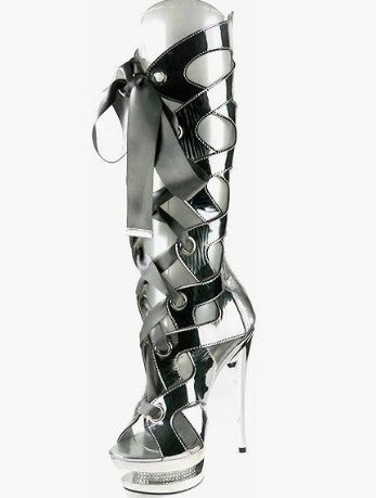 6''METALLIC CALF BOOT - ELLIE SHOES