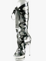6''METALLIC CALF BOOT - ELLIE SHOES