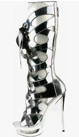6''METALLIC CALF BOOT - ELLIE SHOES