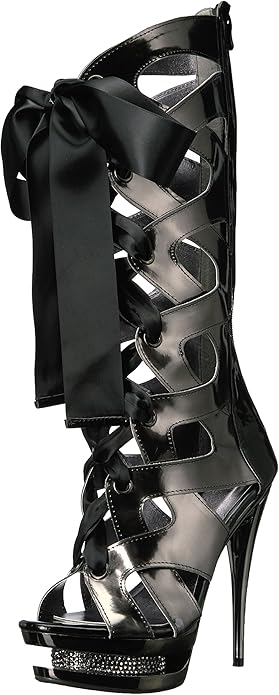 6 POUCES BOTTES MÉTALLIQUES - Ellie Shoes
