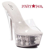 6 POUCES PLATEFORME REMPLIE DE ROSES AVEC SEMELLE COLORÉE - Ellie Shoes