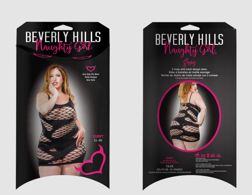 ROBE MESH ET BANDE - BEVERLY