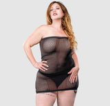 ROBE TUBE EN MESH -QUEEN-BEVERLY HILLS