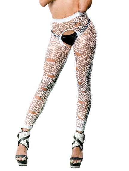 LEGGING TROU- BLANC-QUEEN- BEVERLY HILLS