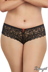 BODYSHORT EN DENTELLE FOURCHE OUVERTE - QUEEN - DREAMGIRL