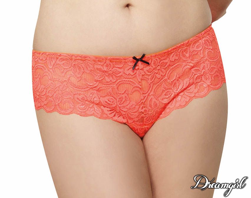 BODYSHORT EN DENTELLE FOURCHE OUVERTE - QUEEN - DREAMGIRL