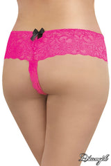 BODYSHORT EN DENTELLE FOURCHE OUVERTE - QUEEN - DREAMGIRL