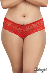 BODYSHORT EN DENTELLE FOURCHE OUVERTE - QUEEN - DREAMGIRL