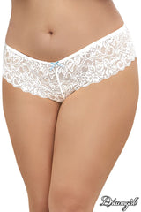 BODYSHORT EN DENTELLE FOURCHE OUVERTE - QUEEN - DREAMGIRL