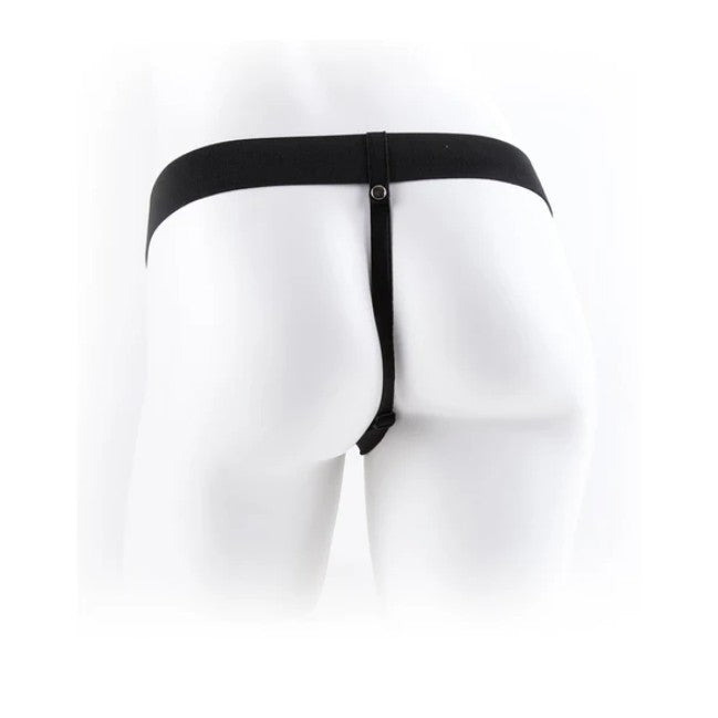 FFS- 7'' HOLLOW STRAP-ON WITH BALLS - FLESH