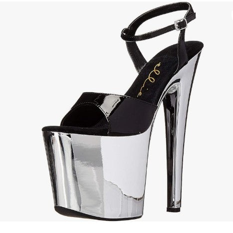 8 POUCES SANDALE CHROME - Ellie Shoes