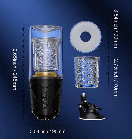 GALE - ROTATING MALE MASTURBATOR HANDS-FREE - HONEY PLAYBOX