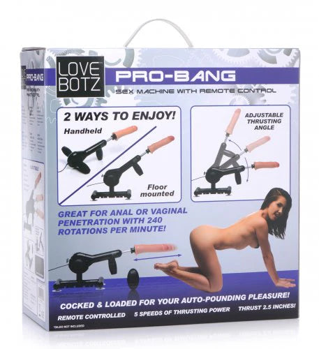 PRO-BANG SEX MACHINE WITH REMOTE CONTROL