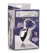 AMETHYST HEART LARGE ANAL PLUG