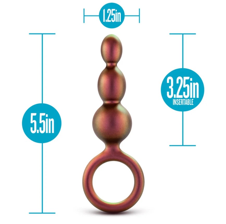 Matrix 3 Point Plug ANAL ADVENTURE - MATRIX BEADED LOOP PLUG COPPER – Boutique Érotique au ...