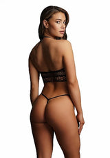 STRAPPY HALTER TOP- BLACK- LE DESIR
