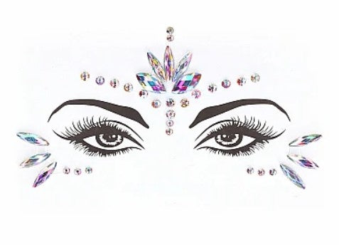 DAZZLING EYE CONTACT BLING STICKER