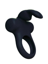 FRISKY BUNNY VIBRATING RING- BLACK PEARL VEDO