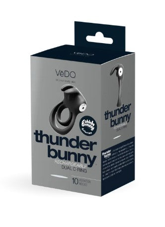 THUNDER BUNNY - DOUBLE RING - NOIR - VEDO