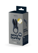 SEXY BUNNY - NOIR - VIBRATING C-RING - VEDO