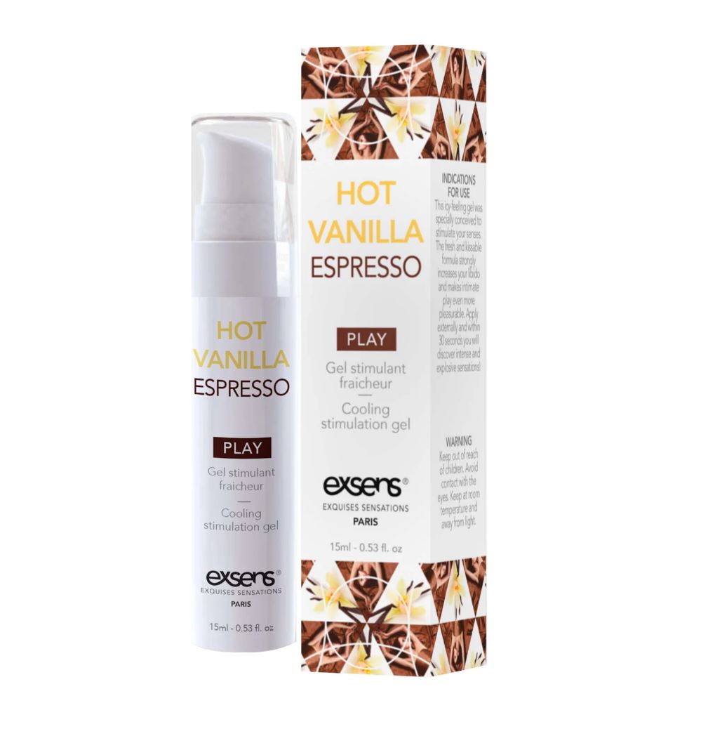 HOT VANILLA ESPRESSO - COOL STIMULATION GEL - 15 ML - EXSENS