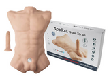 APOLLO LARGE FLESH (TORSO + DILDO D03 7" - SILEX D