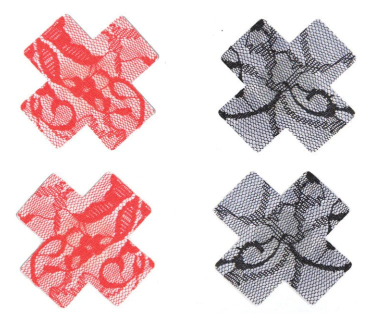 PASTILLES DENTELLE - ROUGE ET NOIR - COQUETTE