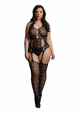 LE DÉSIR - LACE SUSPENDER BODYSTOKING - QUEEN