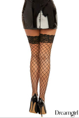 BAS NOIR 3/4 - QUADRILLÉ -  DREAMGIRL