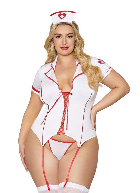 COSTUME D'INFIRMIÈRE SEXY - QUEEN- DREAMGIRL