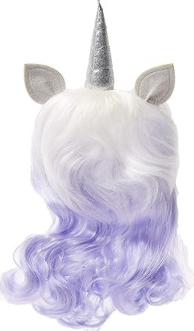 DREAMGIRL- PERRUQUE LICORNE BLANCHE ET MAUVE