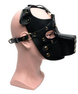 PLAYFUL PUP HOOD ALL BLACK