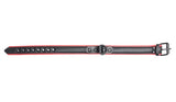 VEGAN COLLAR BLACK-RED