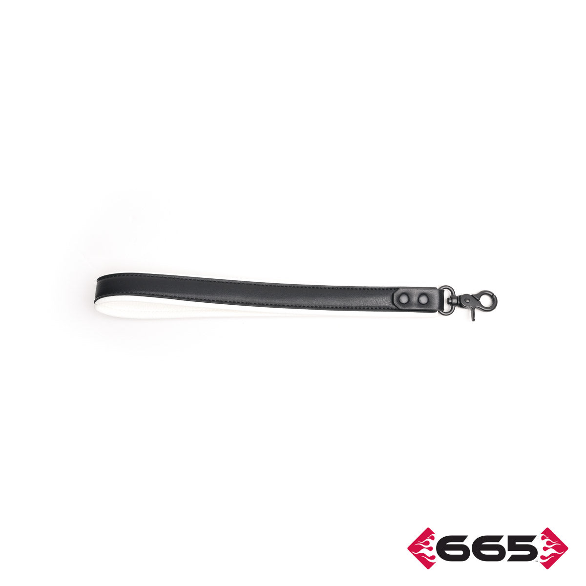 VEGAN LEASH BLACK-WHITE