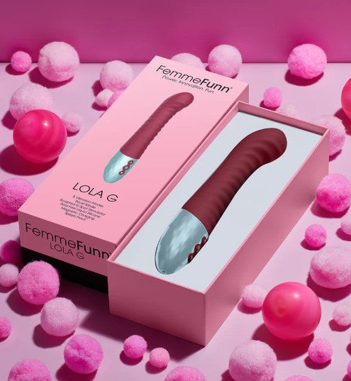LOLA G- DOUBLE LAYERD G-SPOT- MARON - FEMMEFUNN