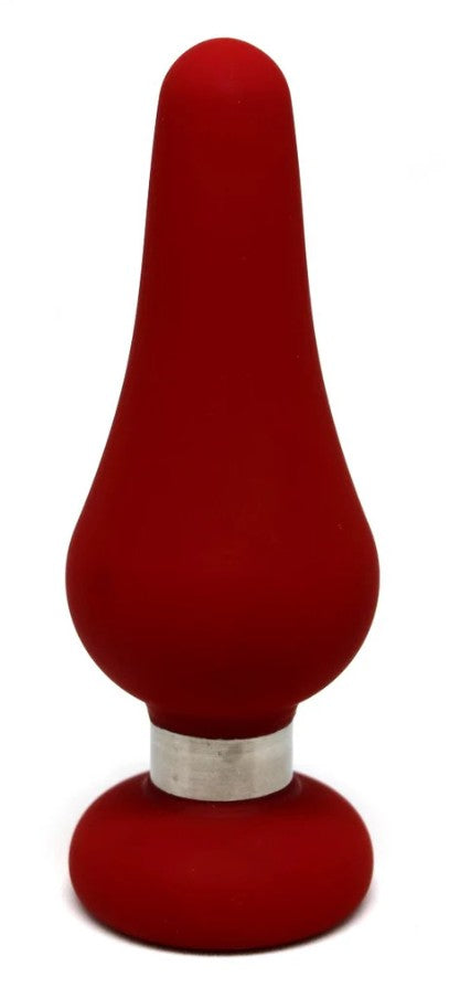 TEAR DROP SILICONE PLUG-RED-SMALL