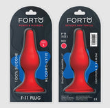 LUNGO SILICONE PLUG-LARGE-RED