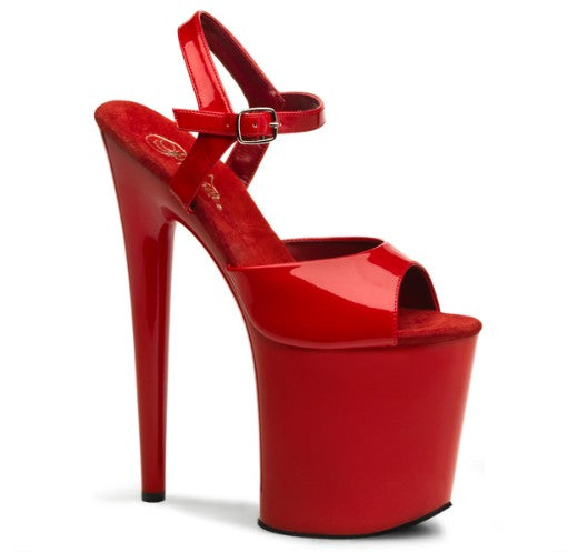 PLATEFORME ROUGE 8 POUCES - PLEASER