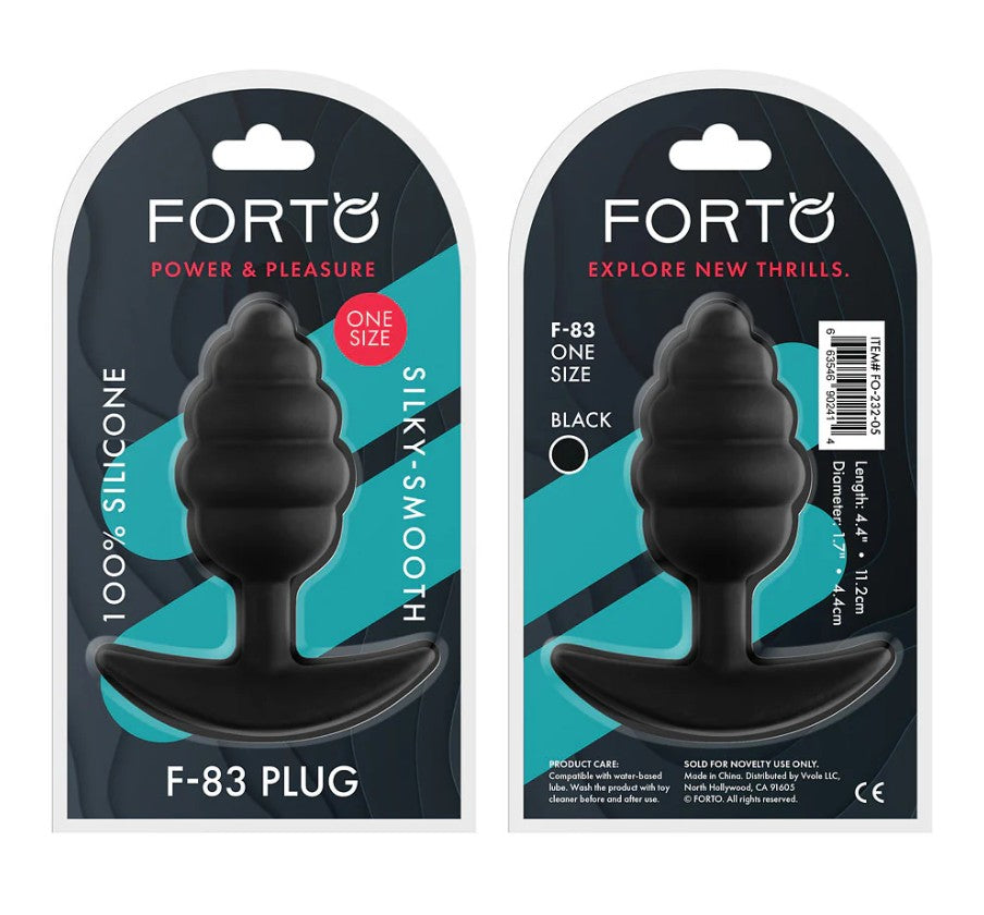 FORTO - F83 SPIR PLUG - BLACK