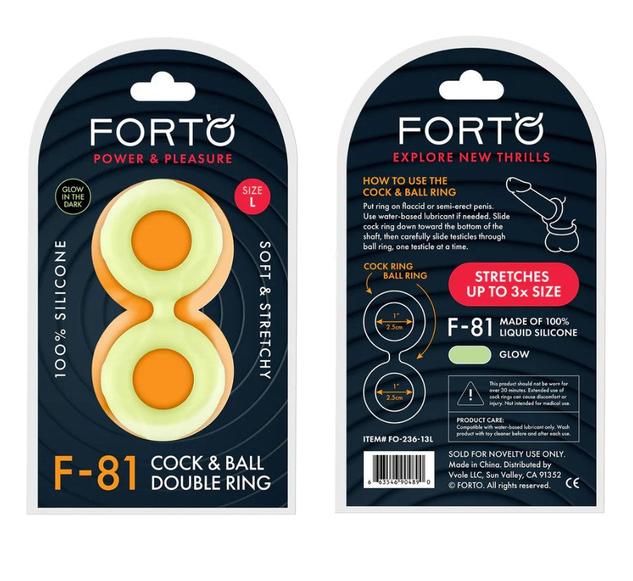 F-81 DOUBLE RING - 51MM - GLOW